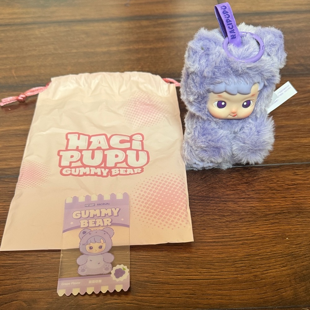 Hacipupu Purple Gummy Bear Plush Toy